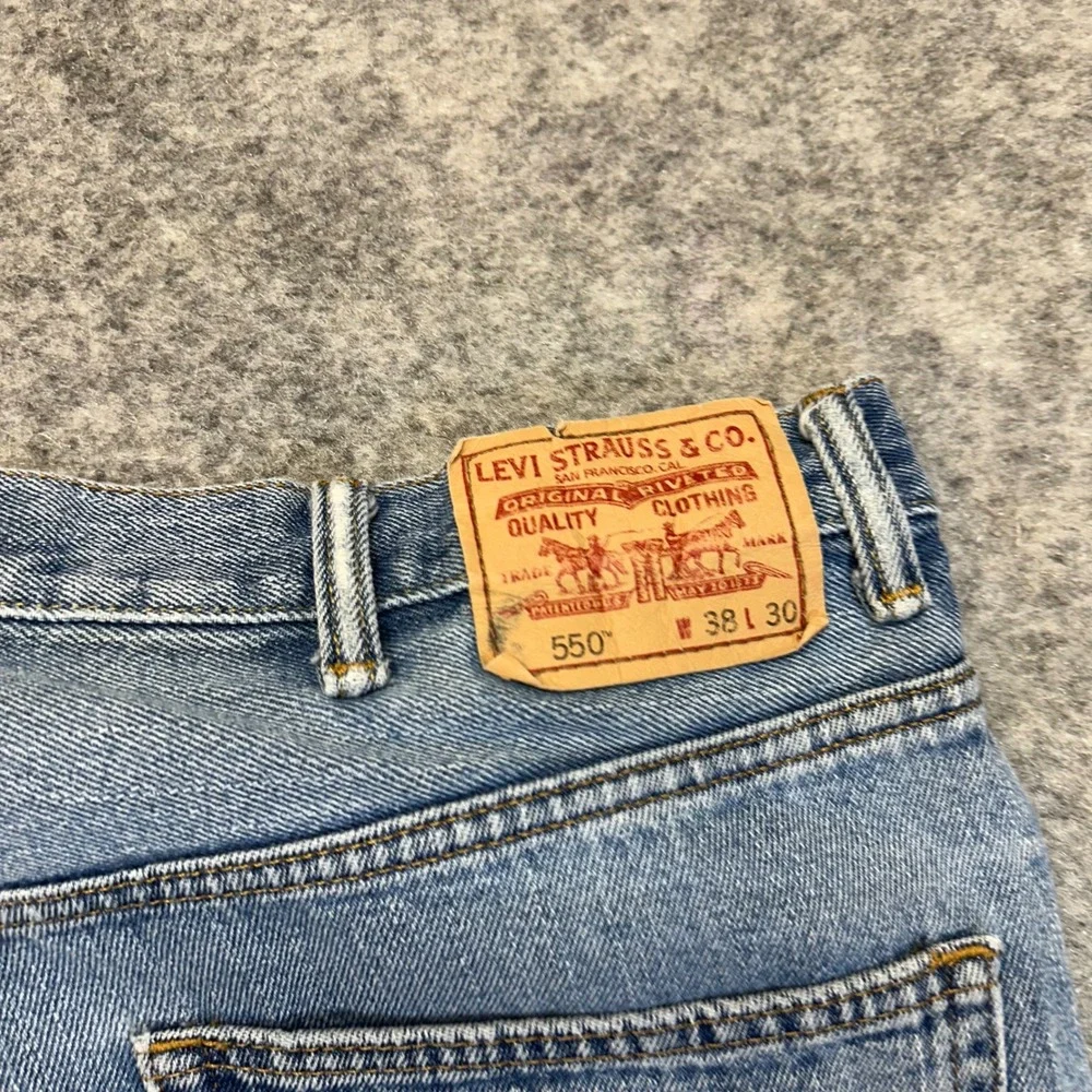 Lot of 4 Levi's 550 569 514 Relaxed Jeans Men's 38x30 Blue Denim Work Pants